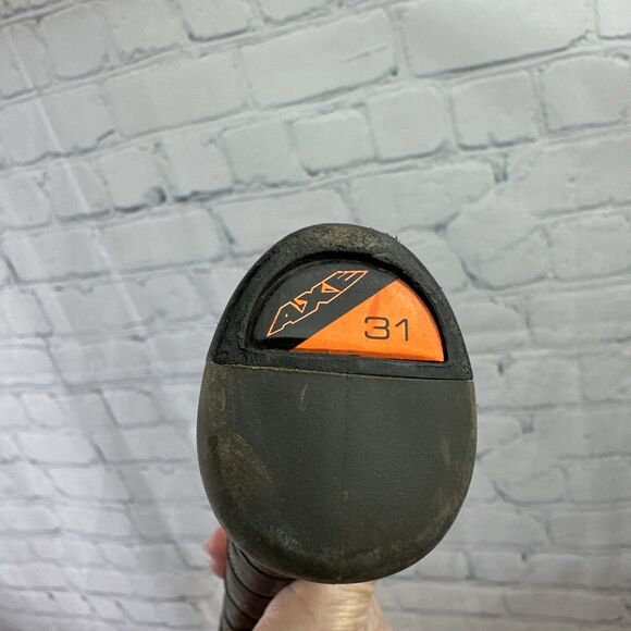 Used Axe Bat Strato Baseball Bat Flair Knob 31/23 Blk/Org 2 5/8 L139K - Picture 12 of 13